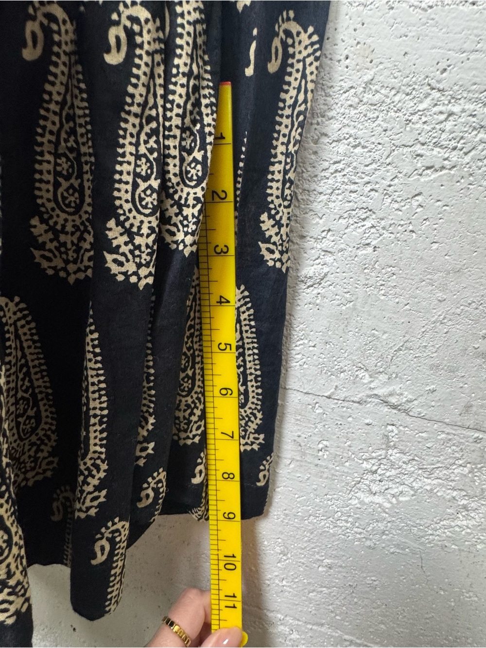 Denim and Supply Ralph Lauren Paisley Printed Tiered books Maxi dress M Cotton - Picture 12 of 12